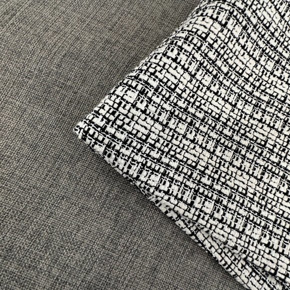 Express Knit Skirt Black & White‎ Zipper Closure Lined size 4 Cotton & Polyester - Picture 3 of 12